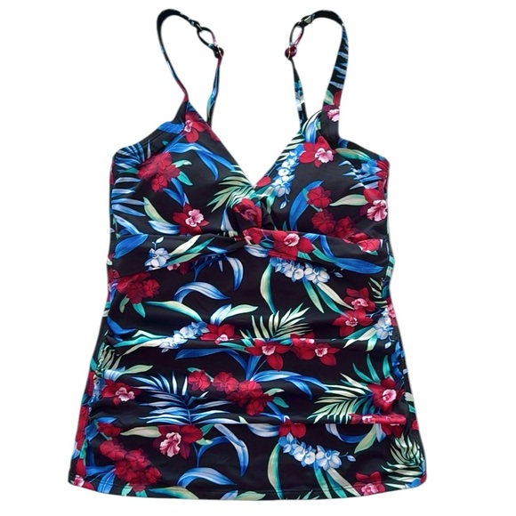 Tommy Bahama Midnight Orchid OTS UW Tankini - Picture 6 of 12